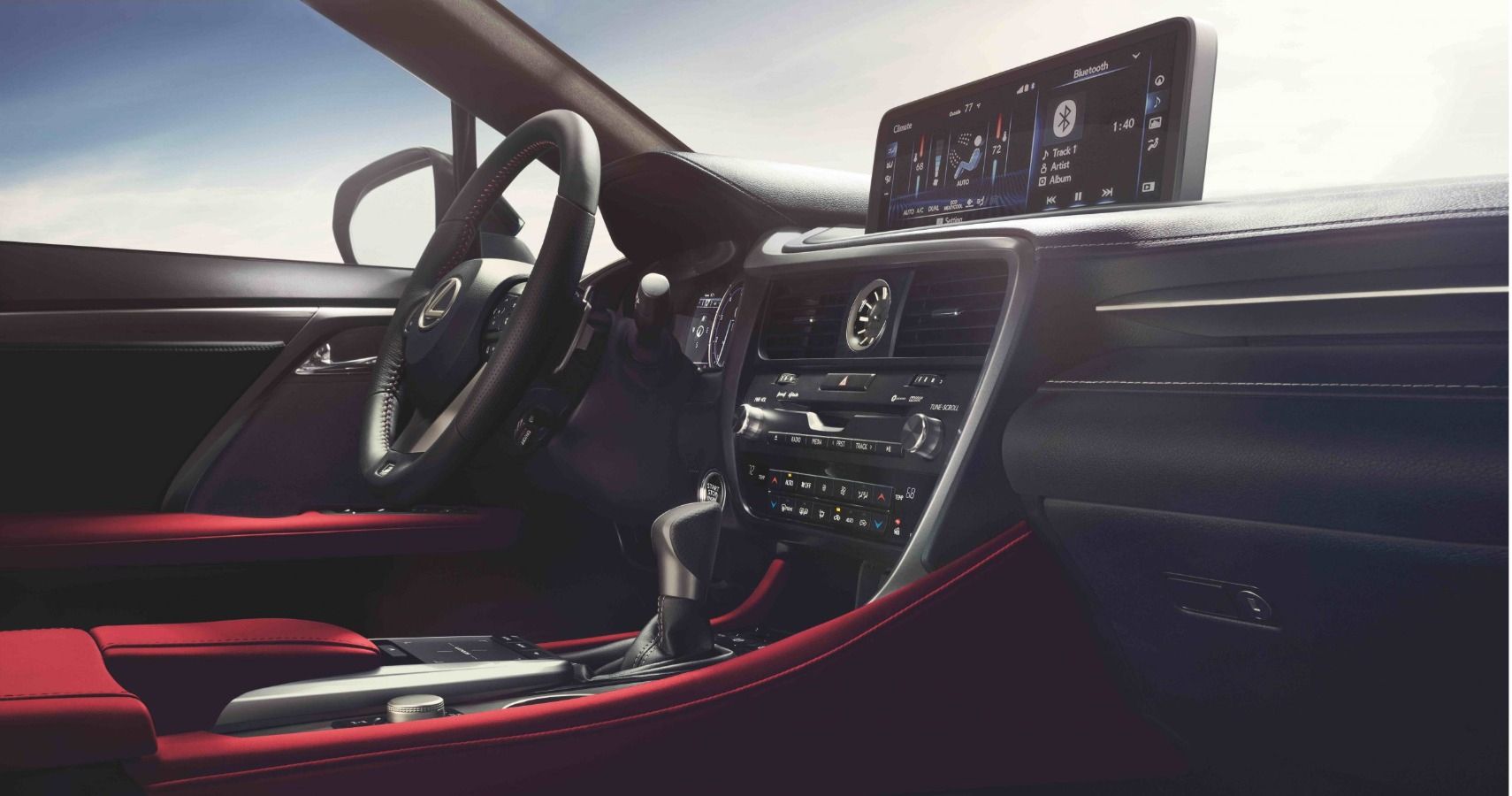 A look at the interior of the 2022 Lexus RX.