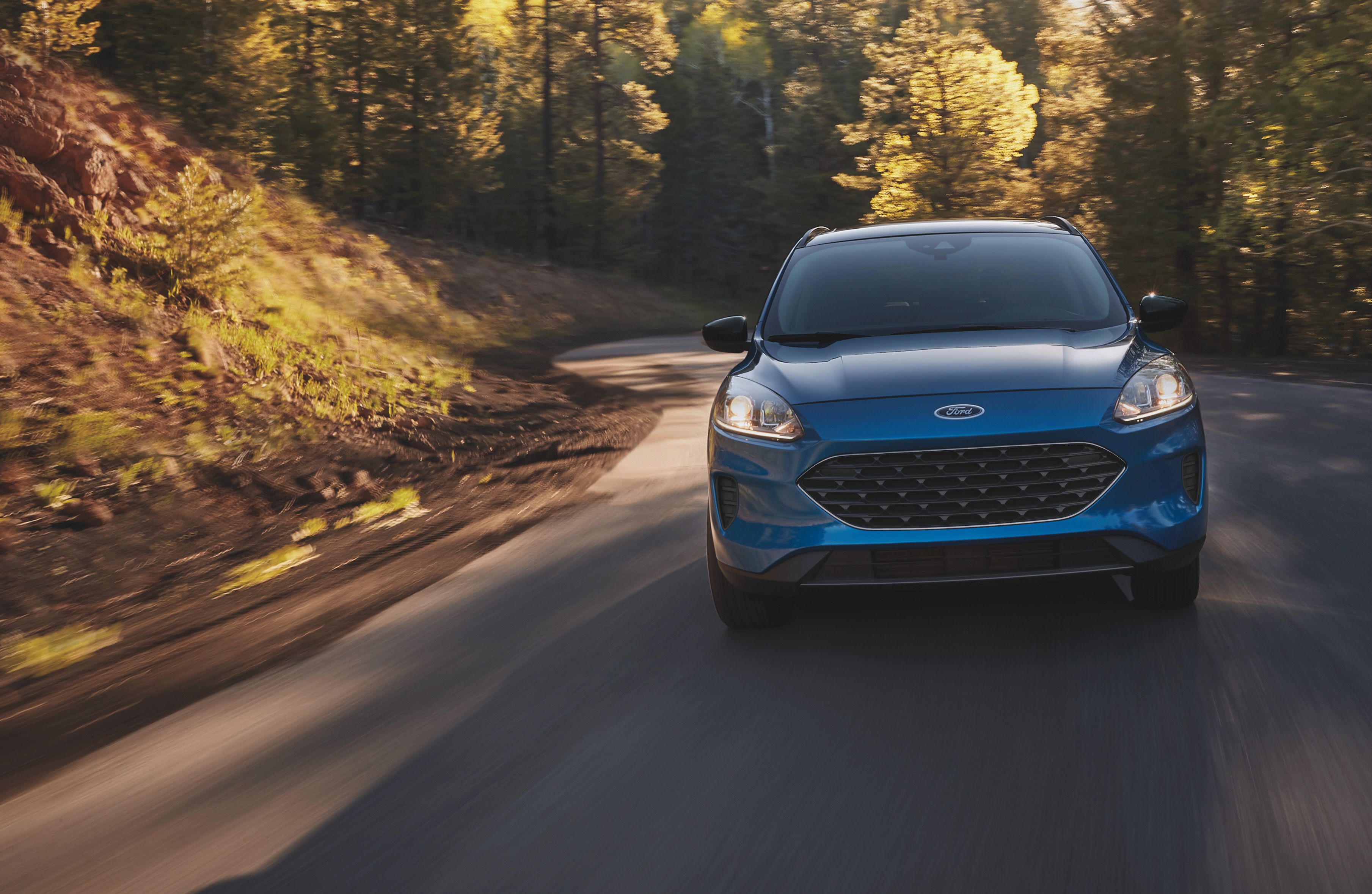 The 2022 Ford Escape on the road. 