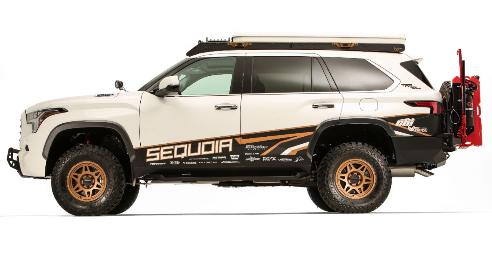 Ultimate Overlanding Sequoia TRD Offroad Side View