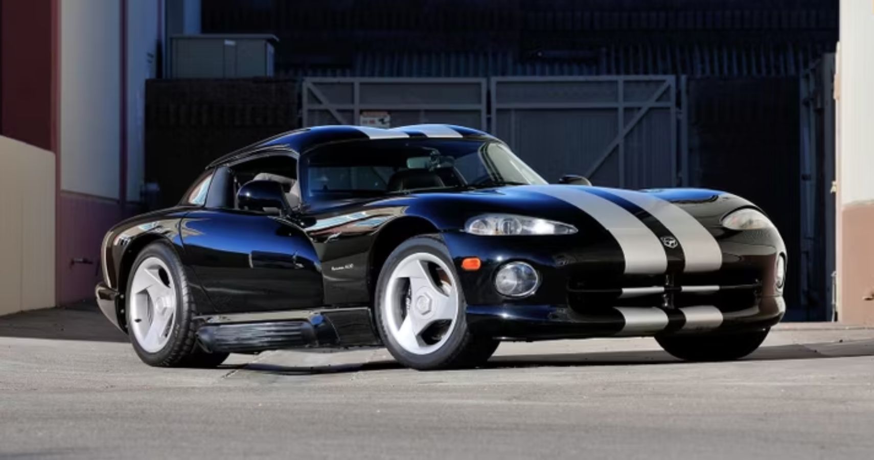 Black Dodge Viper Still Shot