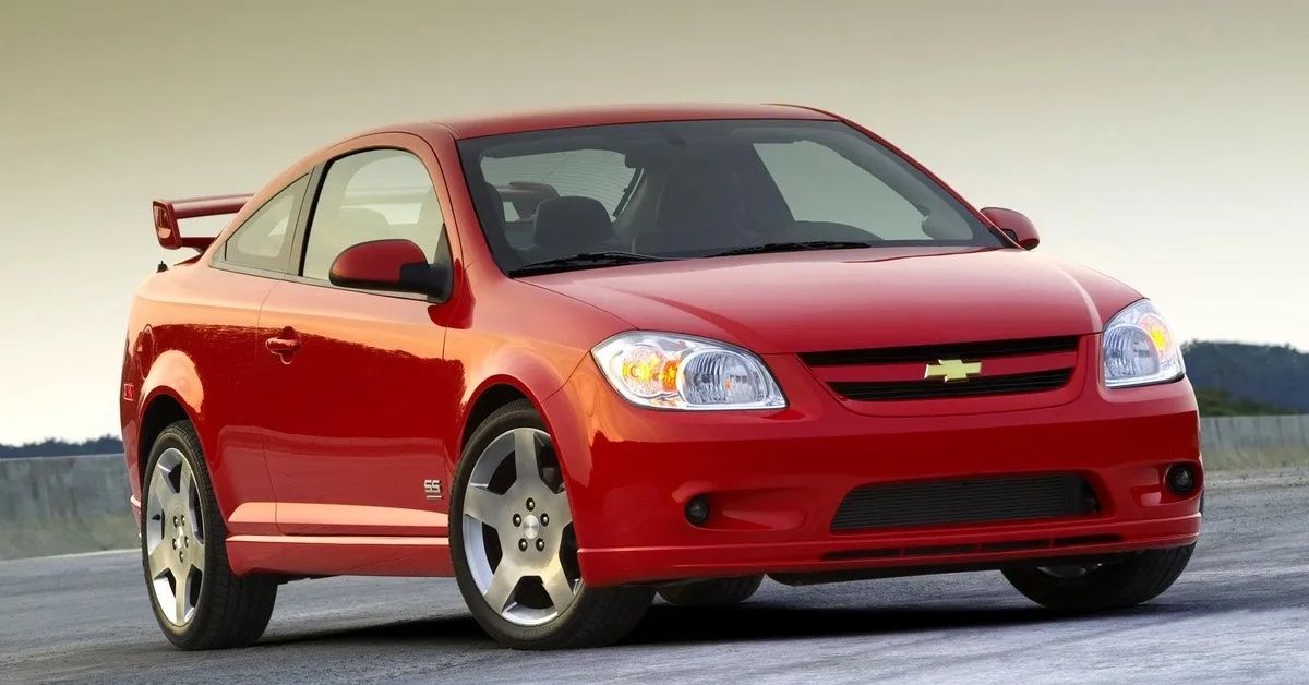 Red Chevrolet Cobalt SS Turbo Parked