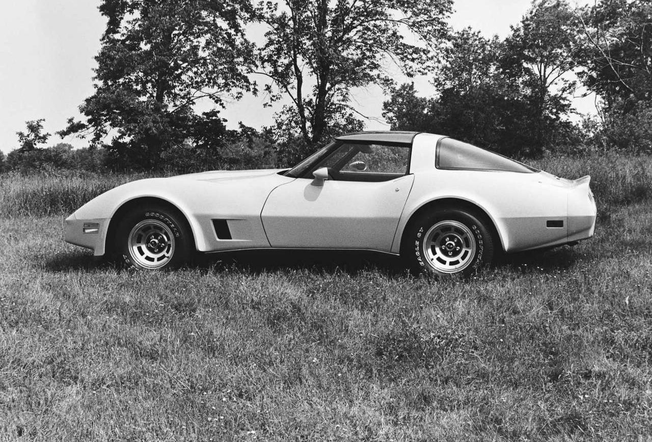 White 1980 Chevrolet Corvette C3 Sharp Shape