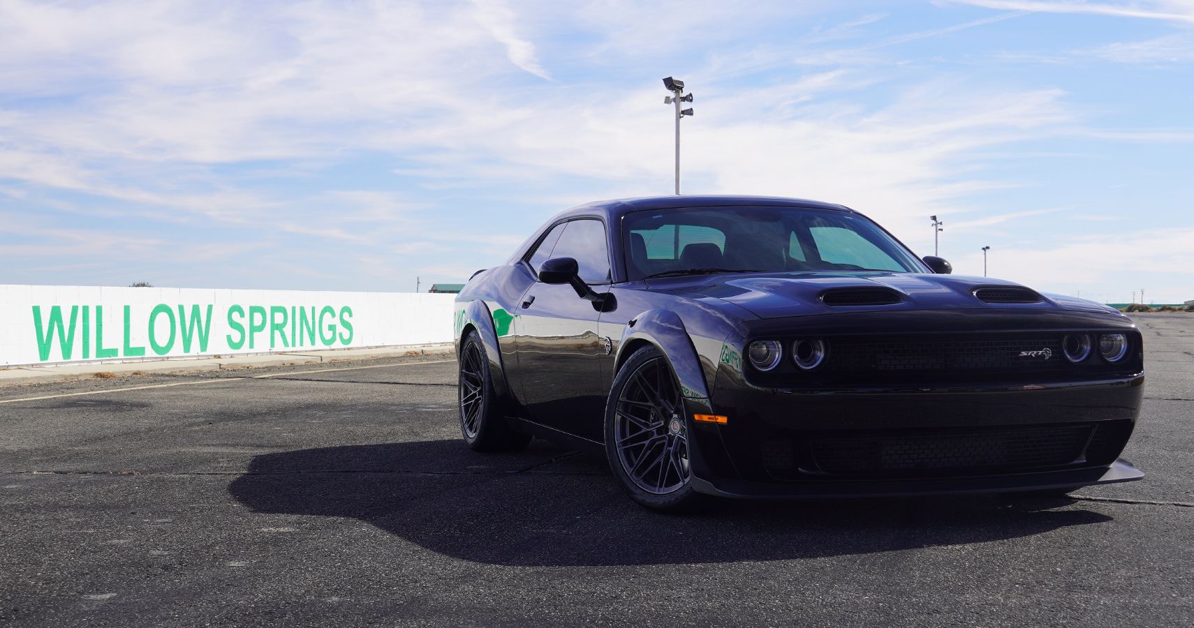Dodge Challenger Hellcat Willow Springs Front Three Quarters