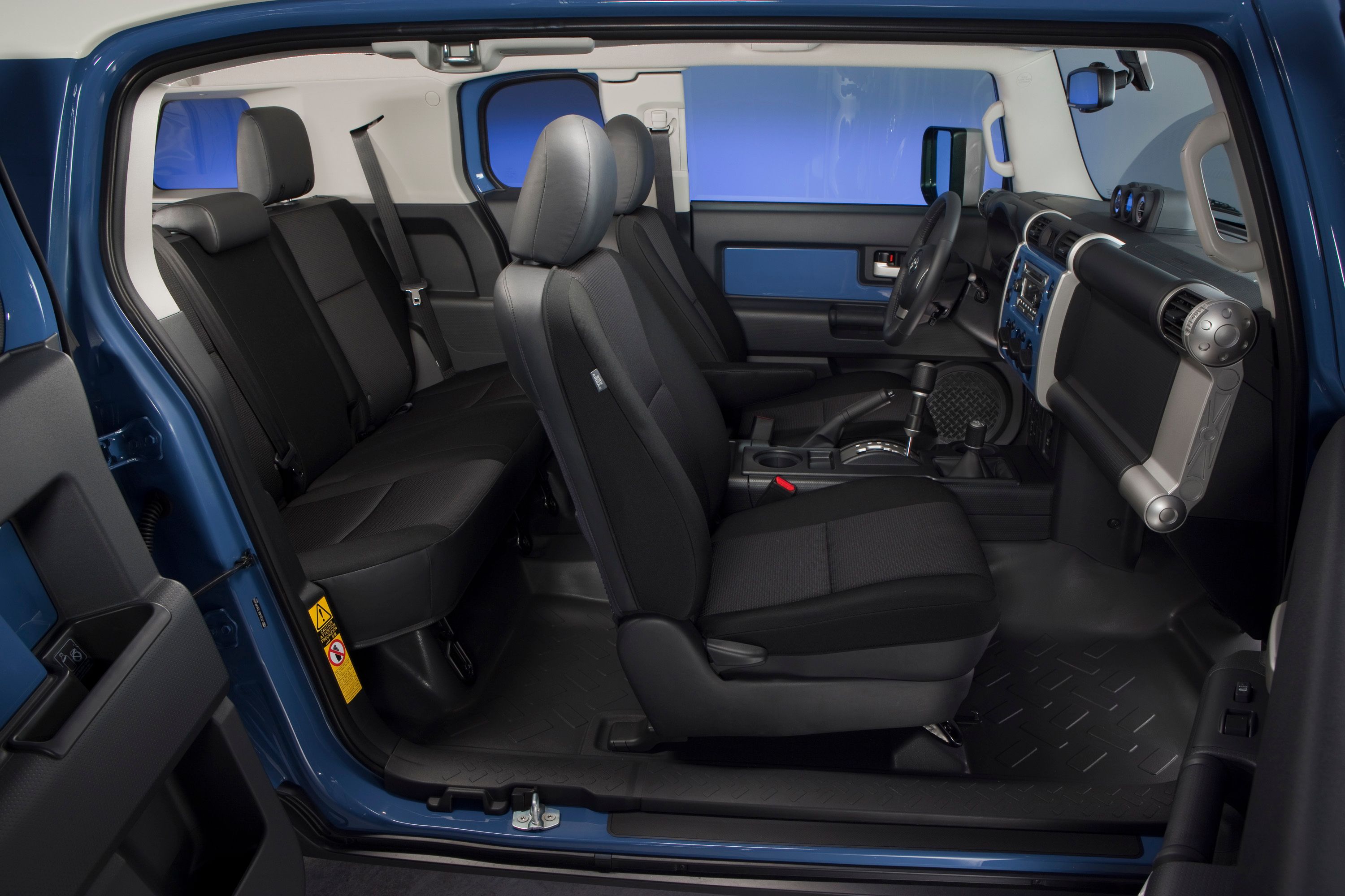 A peek inside the 2014 Toyota FJ Cruiser. 