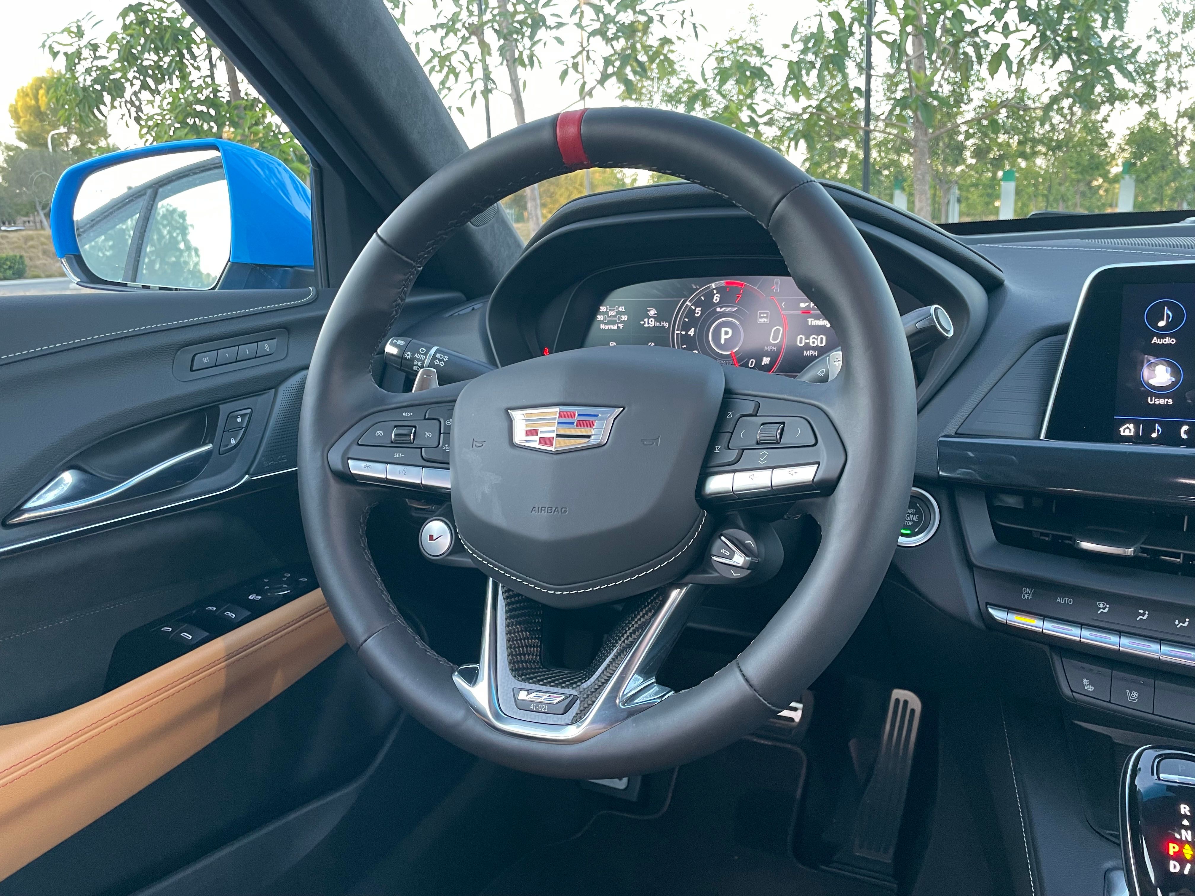 2023 Cadillac CT4 V-Series Blackwing Steering Wheel