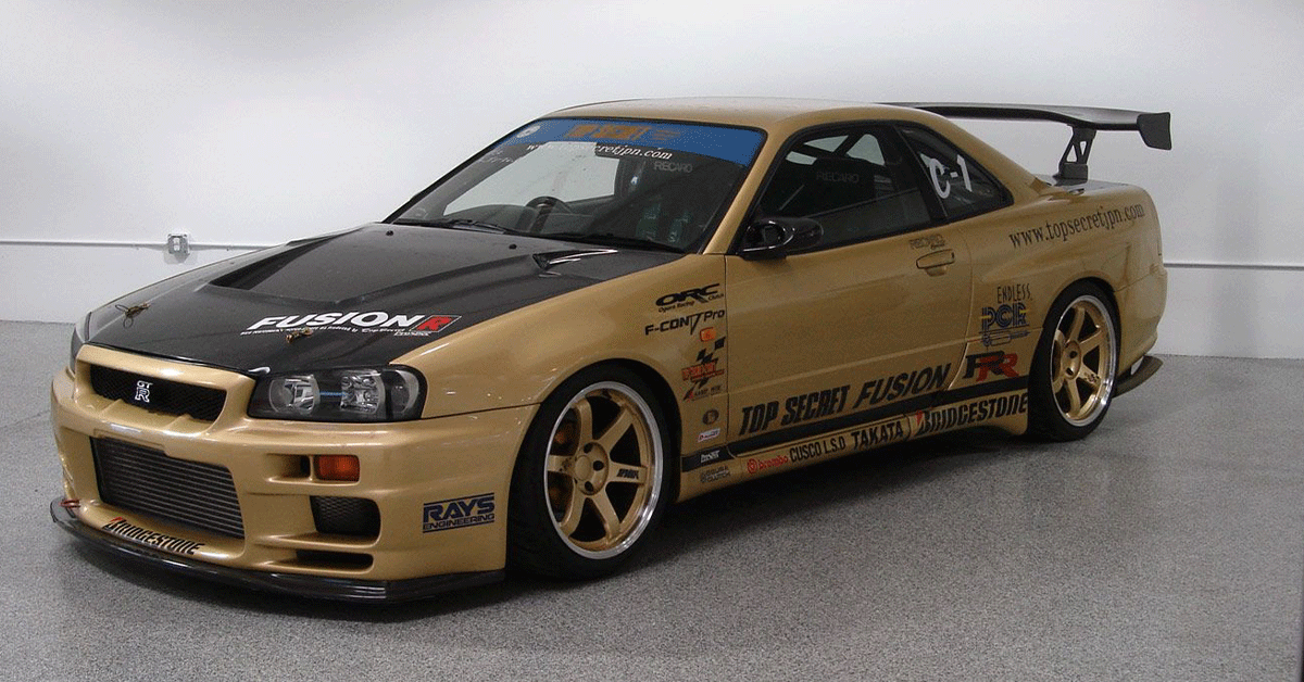 10 Most Baddass Nissan R34 Skyline GT-Rs Built By Japanese Tuners