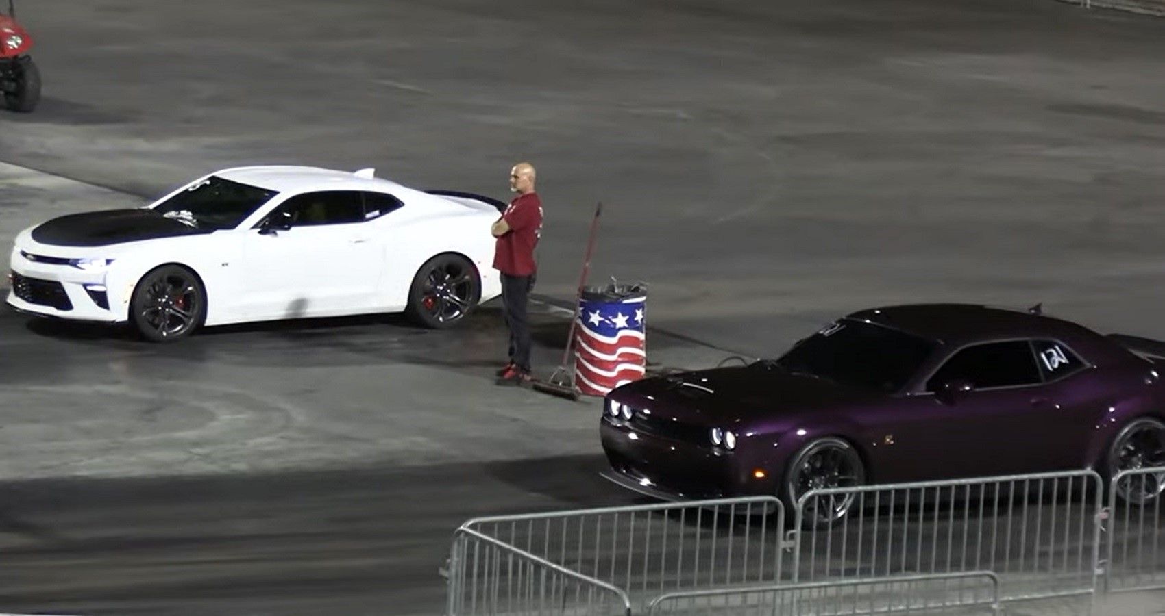 Watch This Dodge Challenger Scat Pack Take Down A Chevrolet Camaro SS