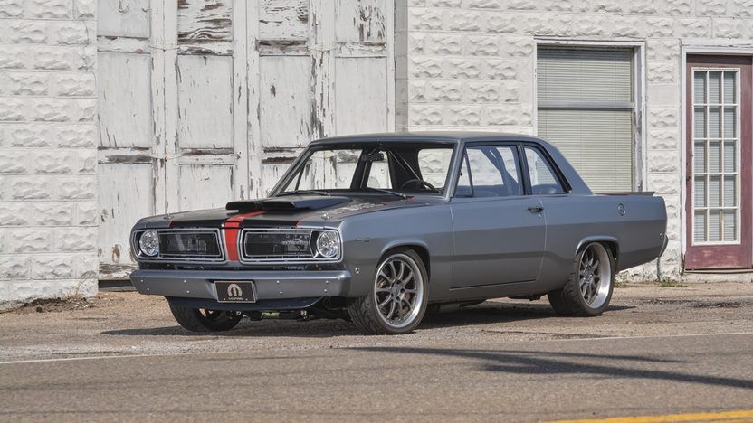 Gray 1969 Plymouth Valiant 100 Parked