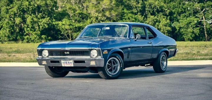 1970 Chevrolet Nova SS 396 Blue Side