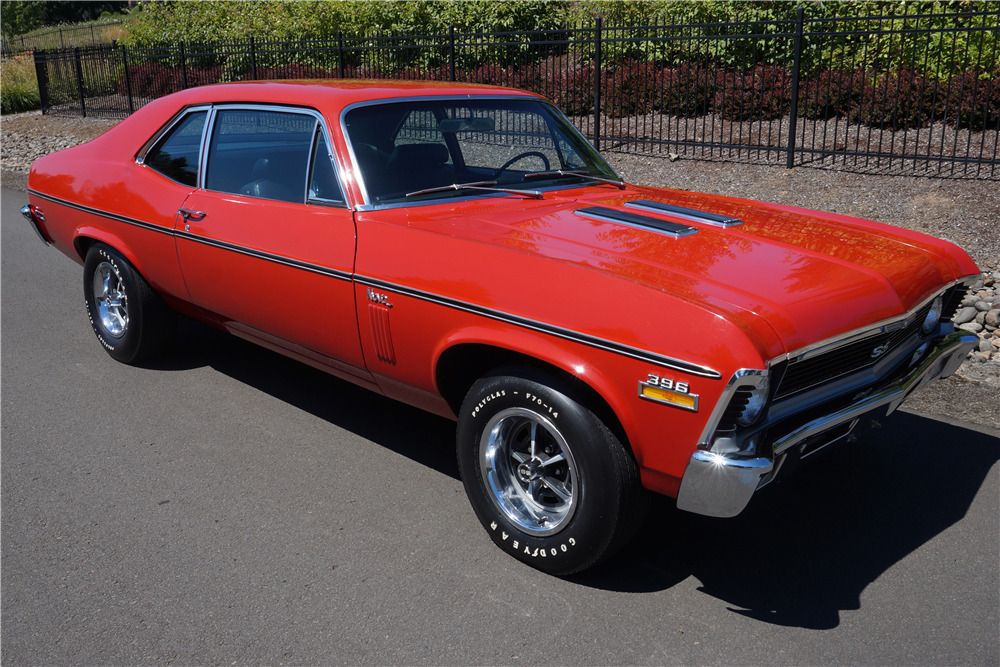 1970 Chevrolet Nova SS 396 Red