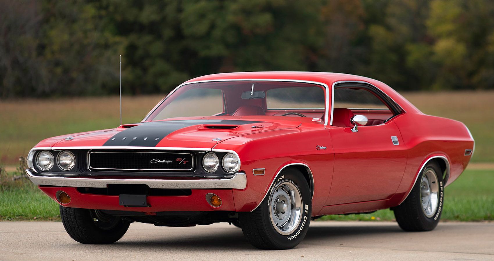 1970 Dodge Challenger R:T in red