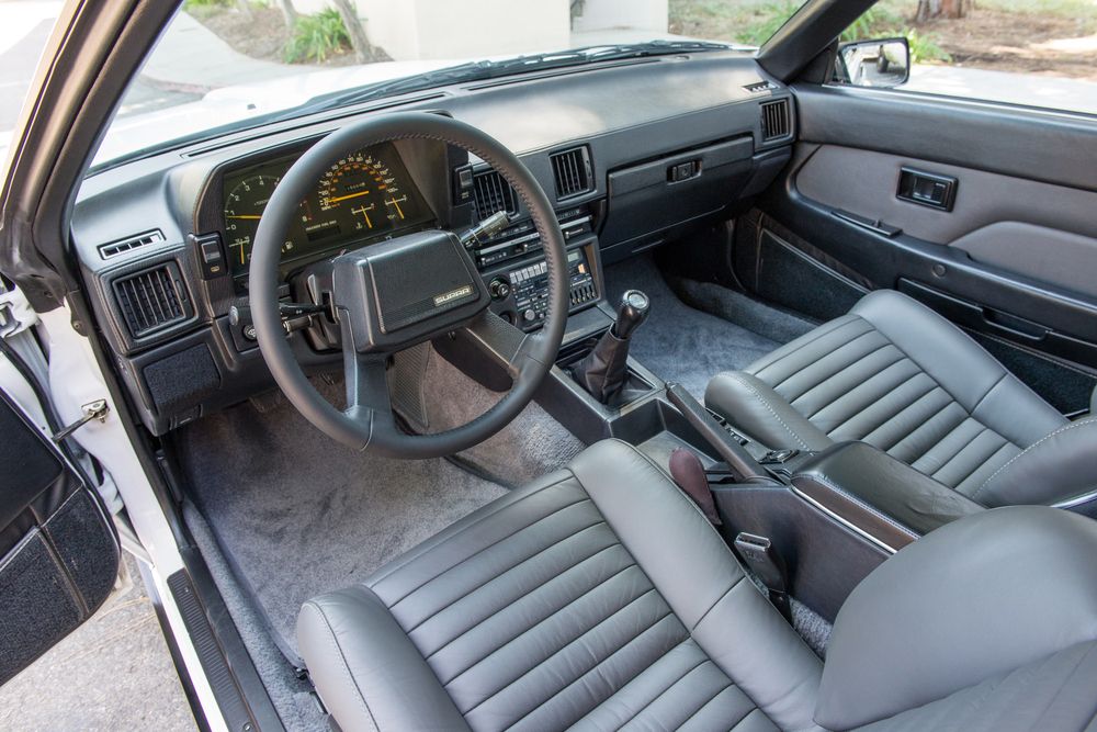 1985 Toyota Celica Supra Front Row Interior 