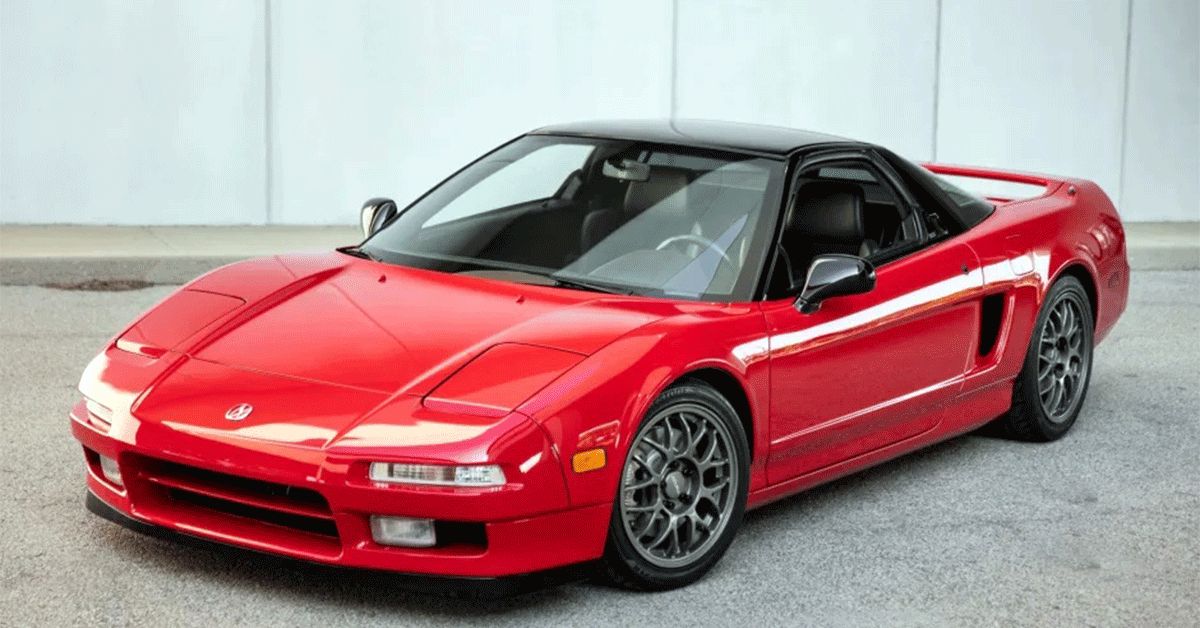 1998 Acura NSX Coupe red