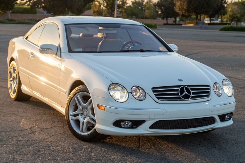 White Mercedes-Benz CL500