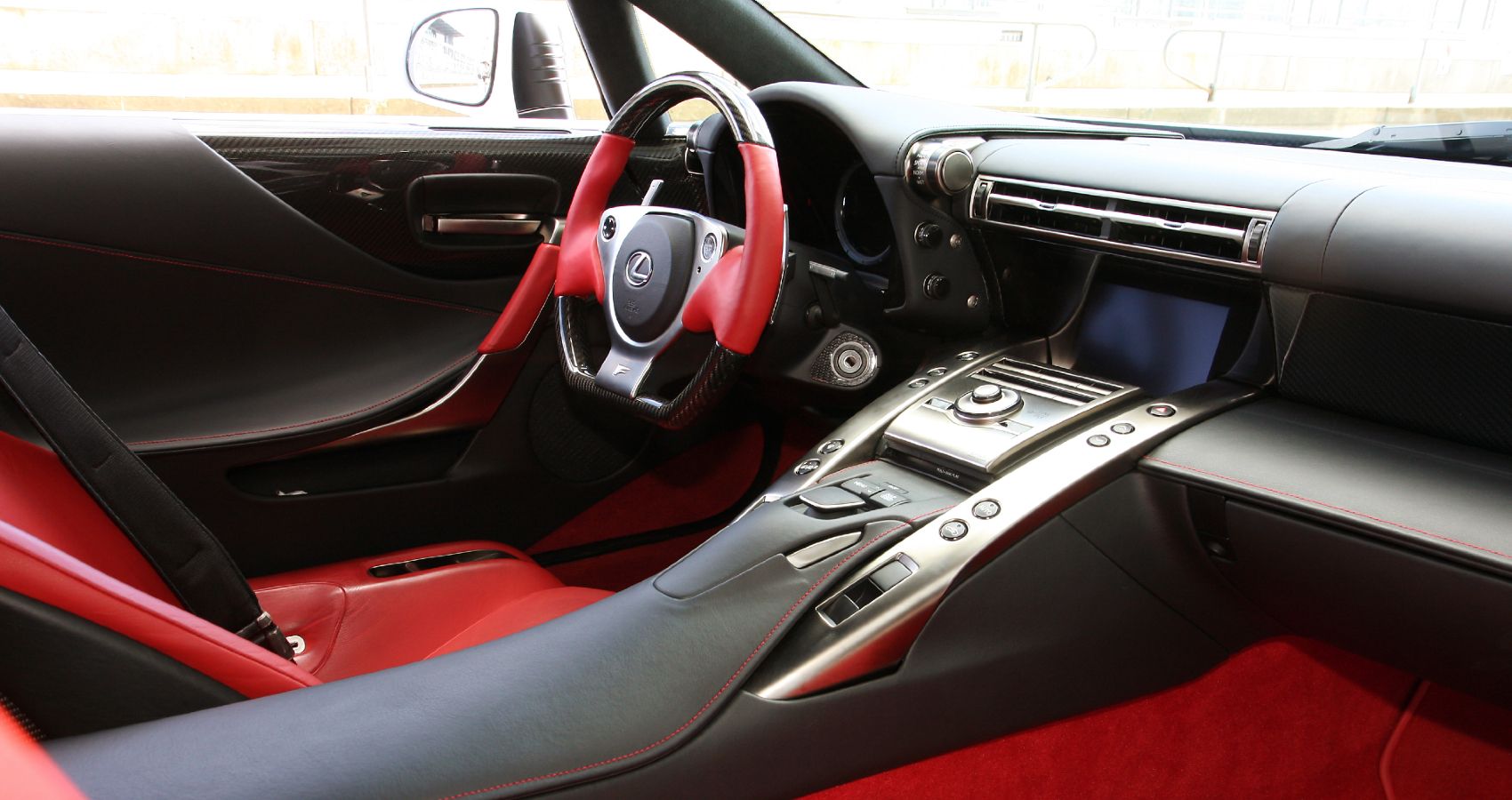 2012 Lexus LFA With Red Leather Interior