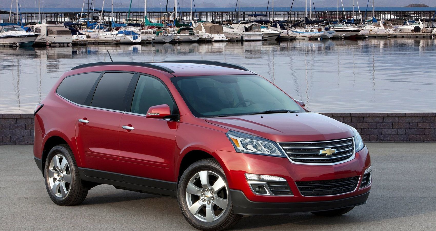 2013 Chevrolet Traverse in Red