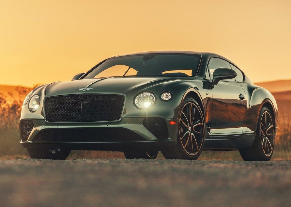 Green 2020 Bentley Continental GT - Front Quarter