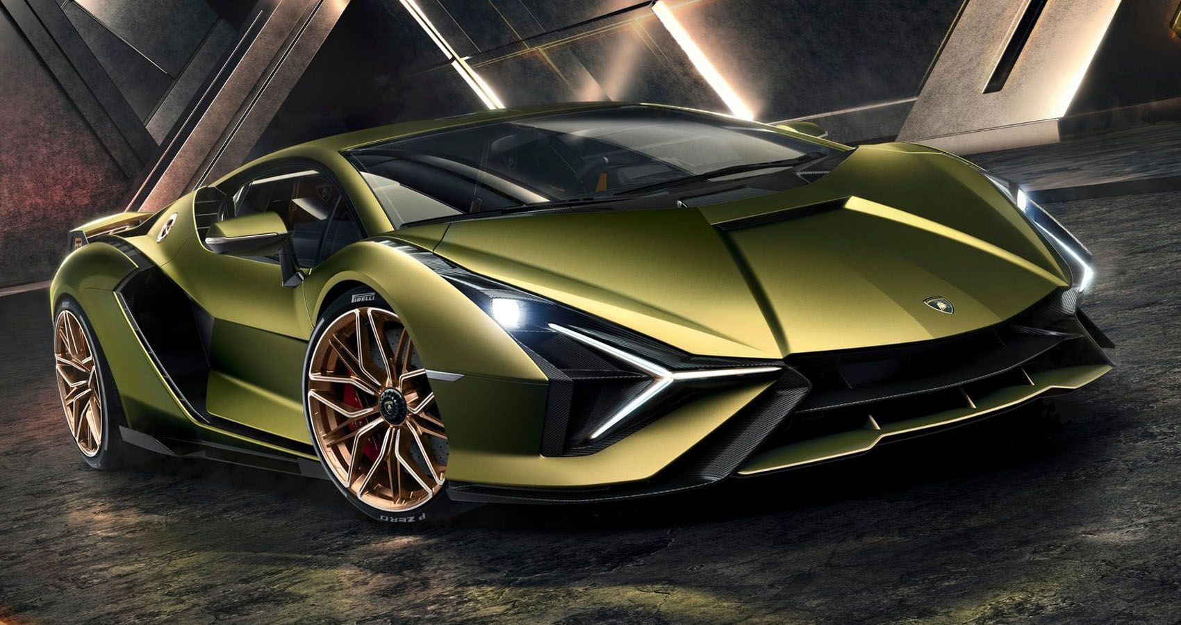 2020 Lamborghini Sian Mid-Engine Hybrid Sports Car 