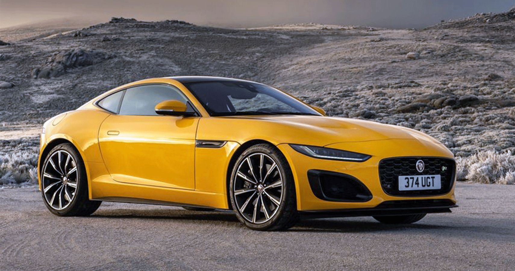2021-Jaguar-F-Type-(Yellow)---Front Left