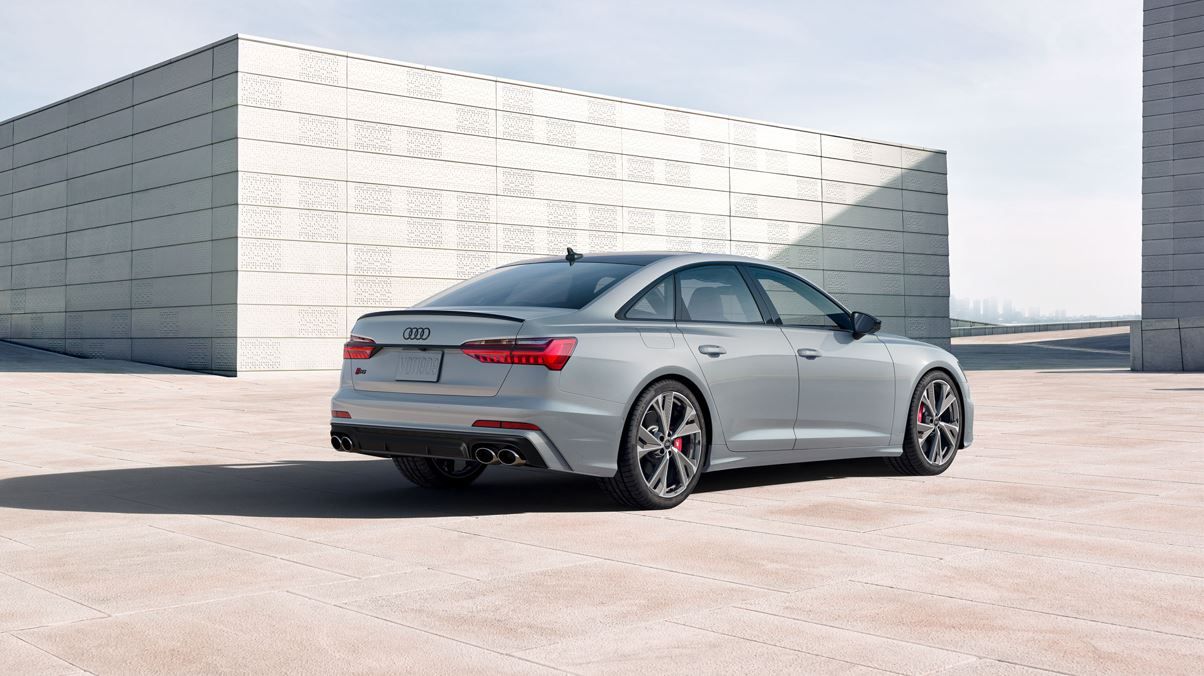 Silver 2023 Audi S6 Sedan parked