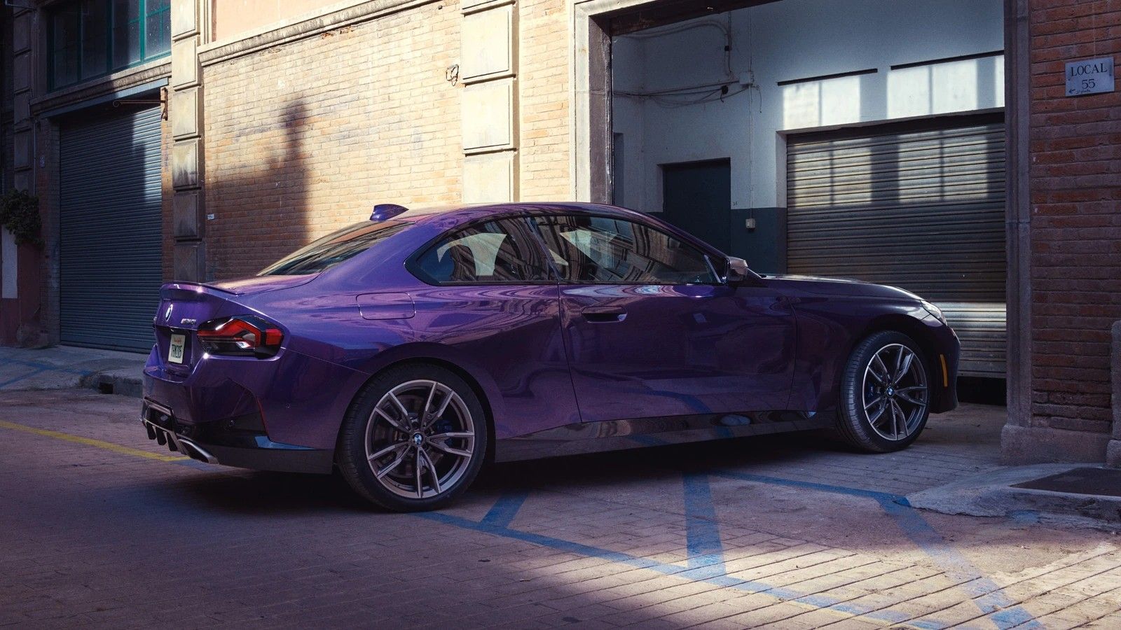 Purple 2023 BMW 2-Series parked