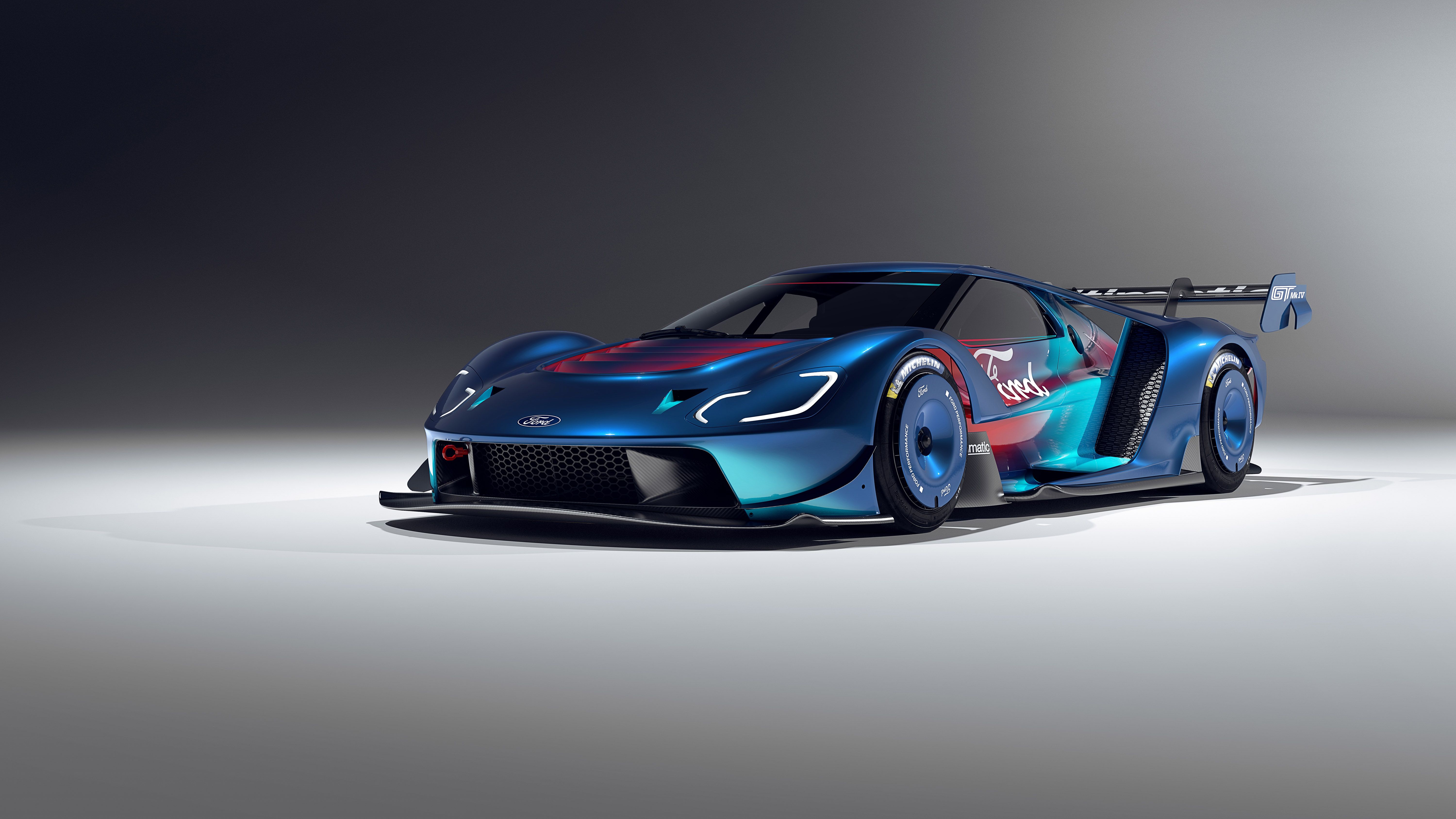 2023 Ford GT Mk IV Front Quarter View Wider Angle