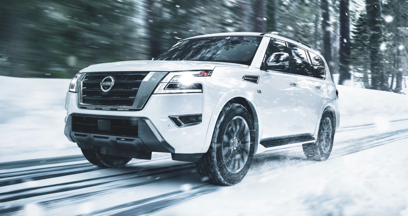 12 Most Reliable Full Size SUVs That Last The Longest   2023 Nissan Armada In White Profile View Via Nissan 