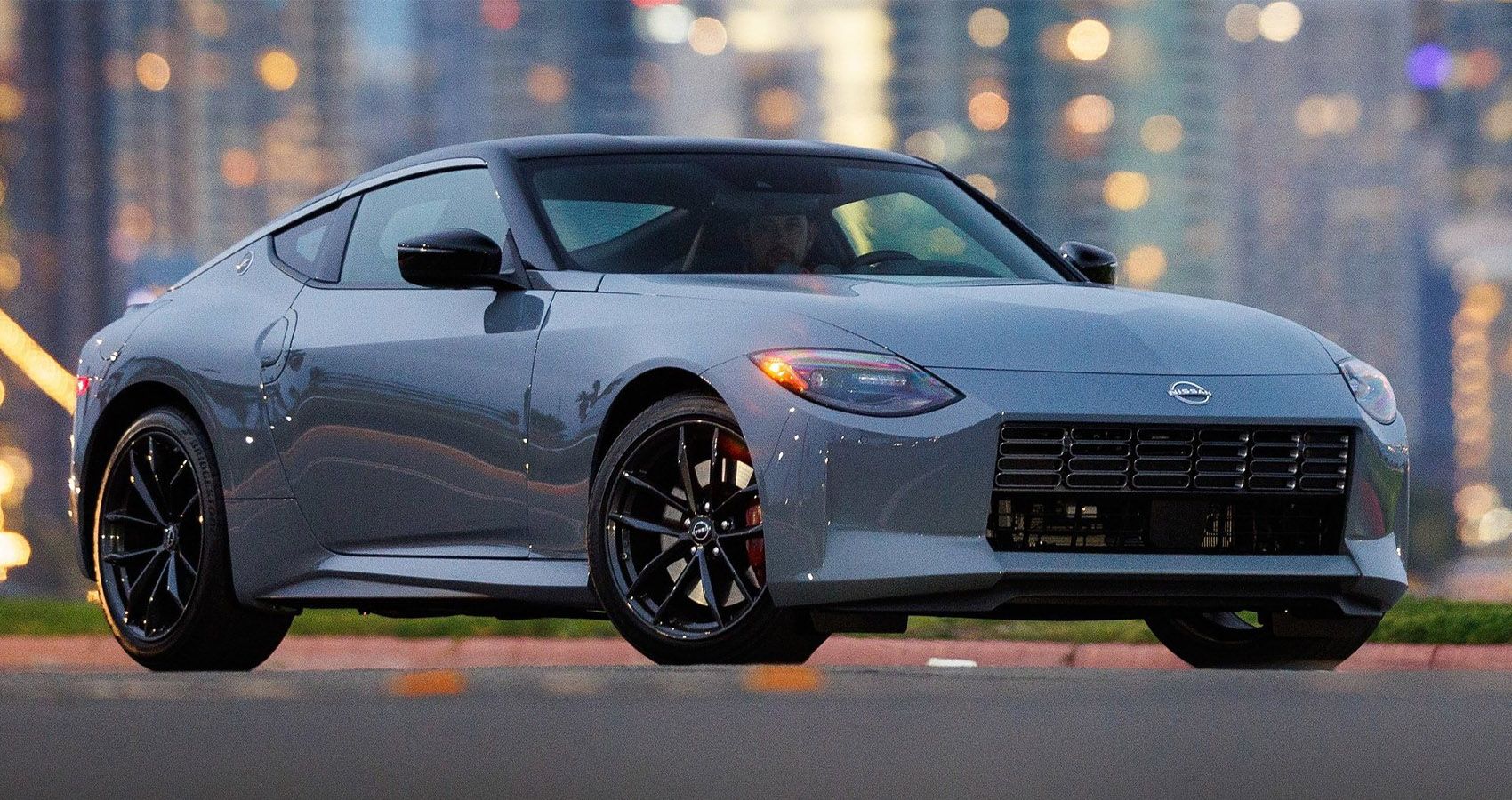 2023 Nissan Z in silver front view