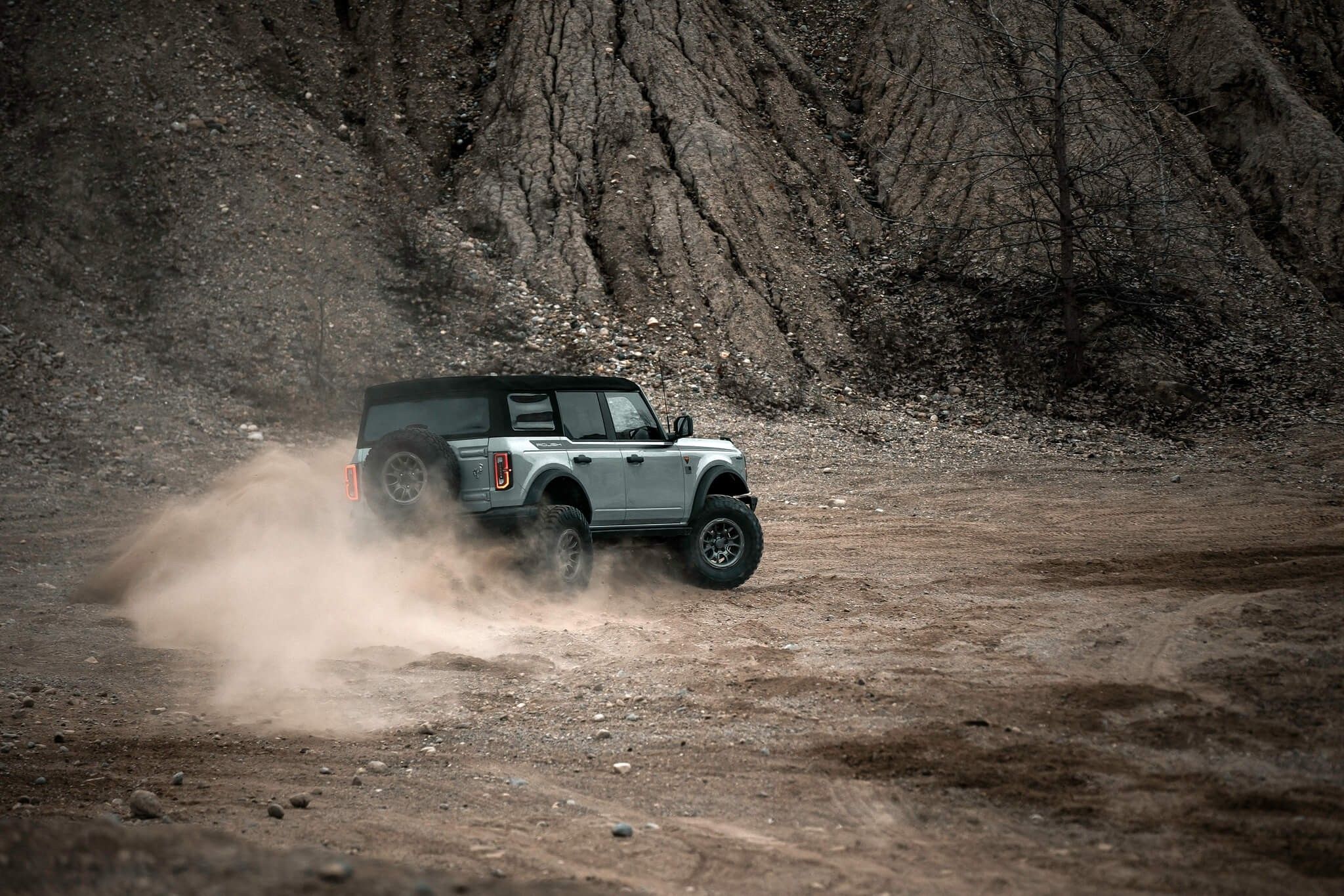 Ford Bronco With Roush R Series Kit Back Drift In The Sand