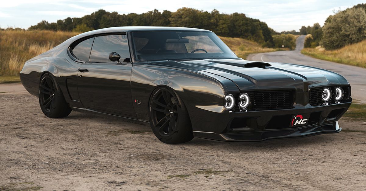 Black Oldsmobile 442 