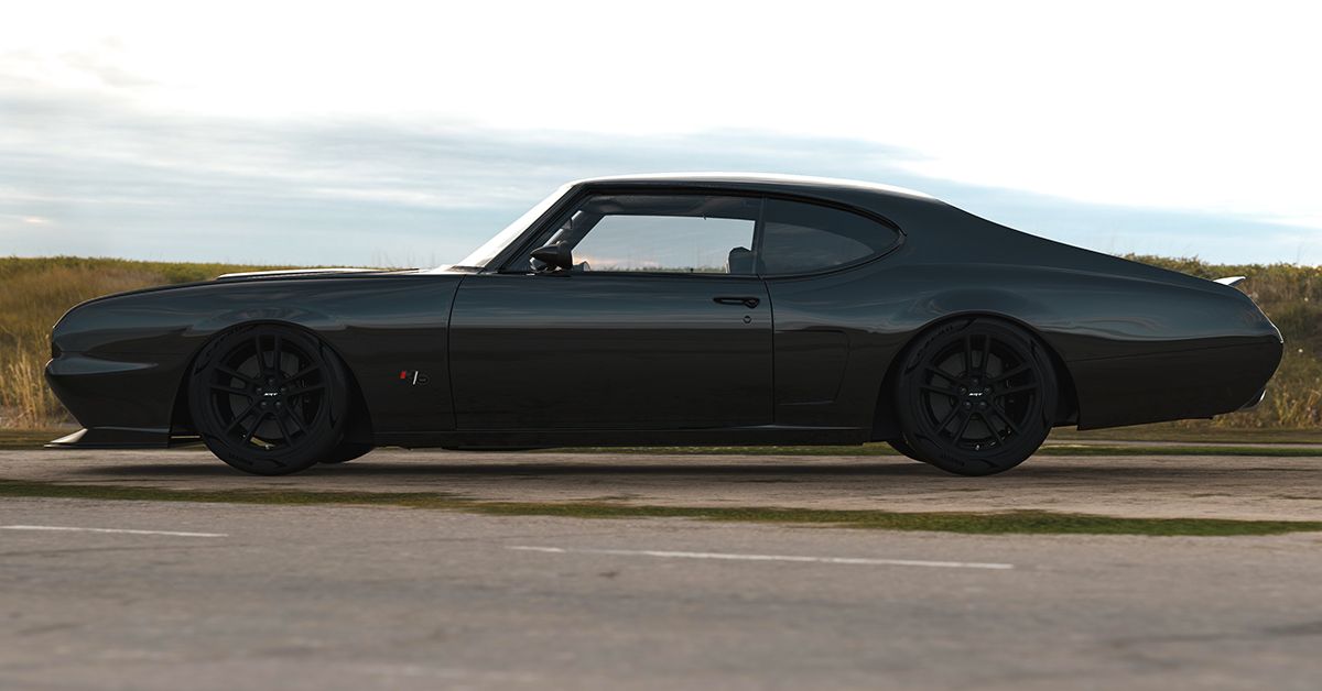 Black Oldsmobile 442