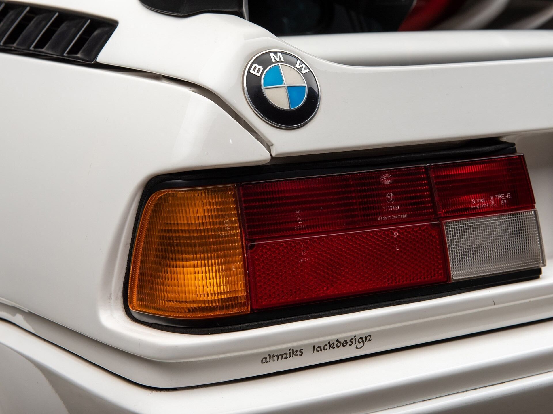 White 1980 BMW M1 AHG Studie Sold