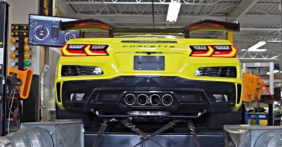 The 2023 Chevrolet Corvette C8 Z06 Hits The Dyno To Find Out Its True HP