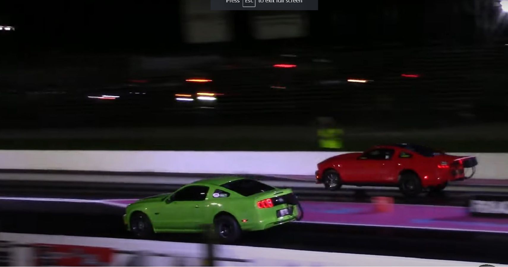 Blink And You Might Miss It: Ford Mustangs With 2,000 HP Hit The Drag Strip
