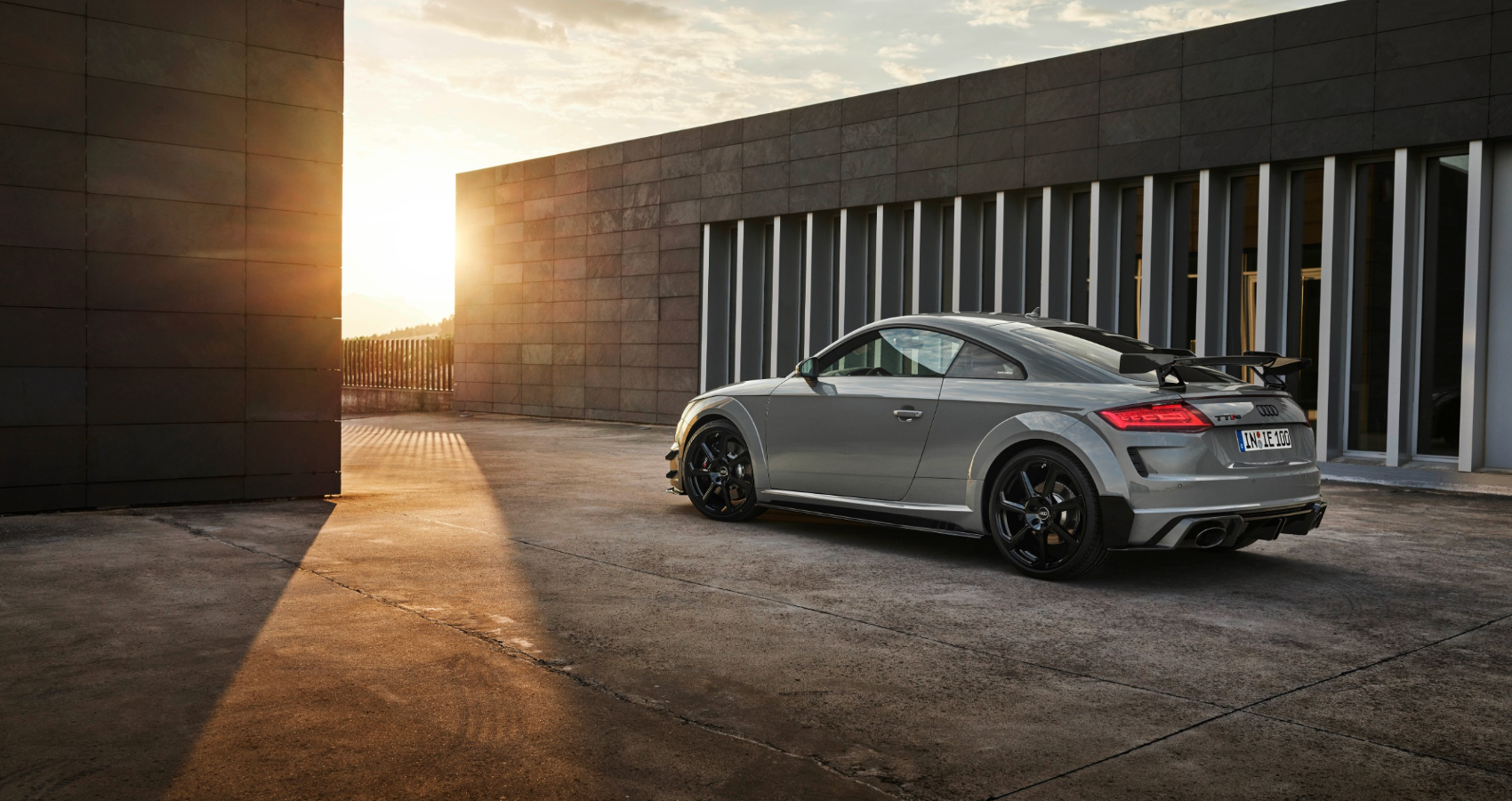 Audi TT RS Coupe Iconic Edition Parked Rear