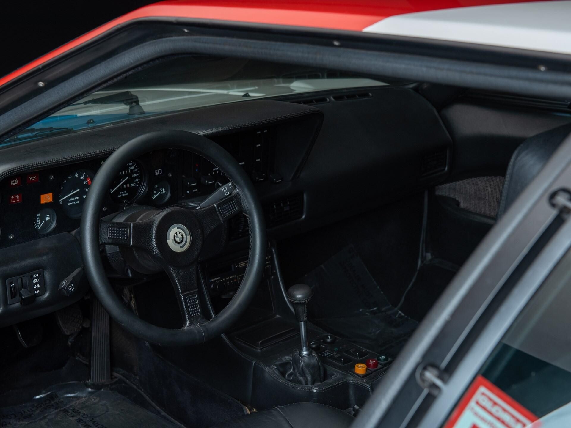 White 1980 BMW M1 AHG Studie Interior