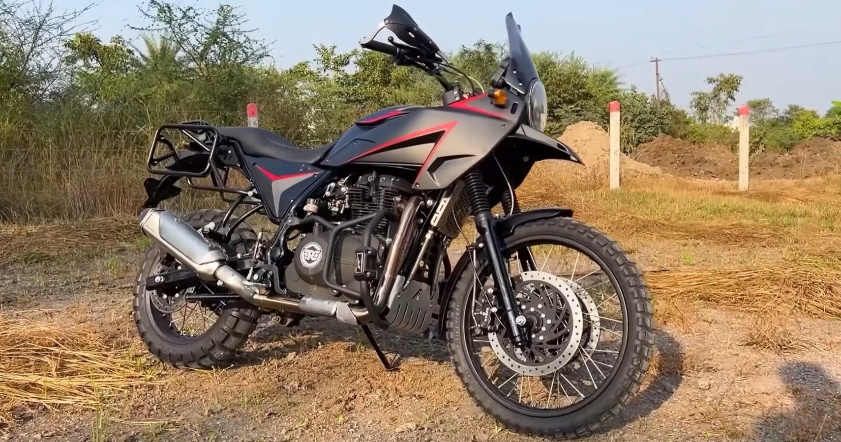 This Custom Royal Enfield Himalayan Packs The Most Unusual Engine Yet