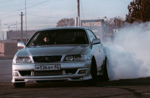 Silver Toyota Chaser JZX100