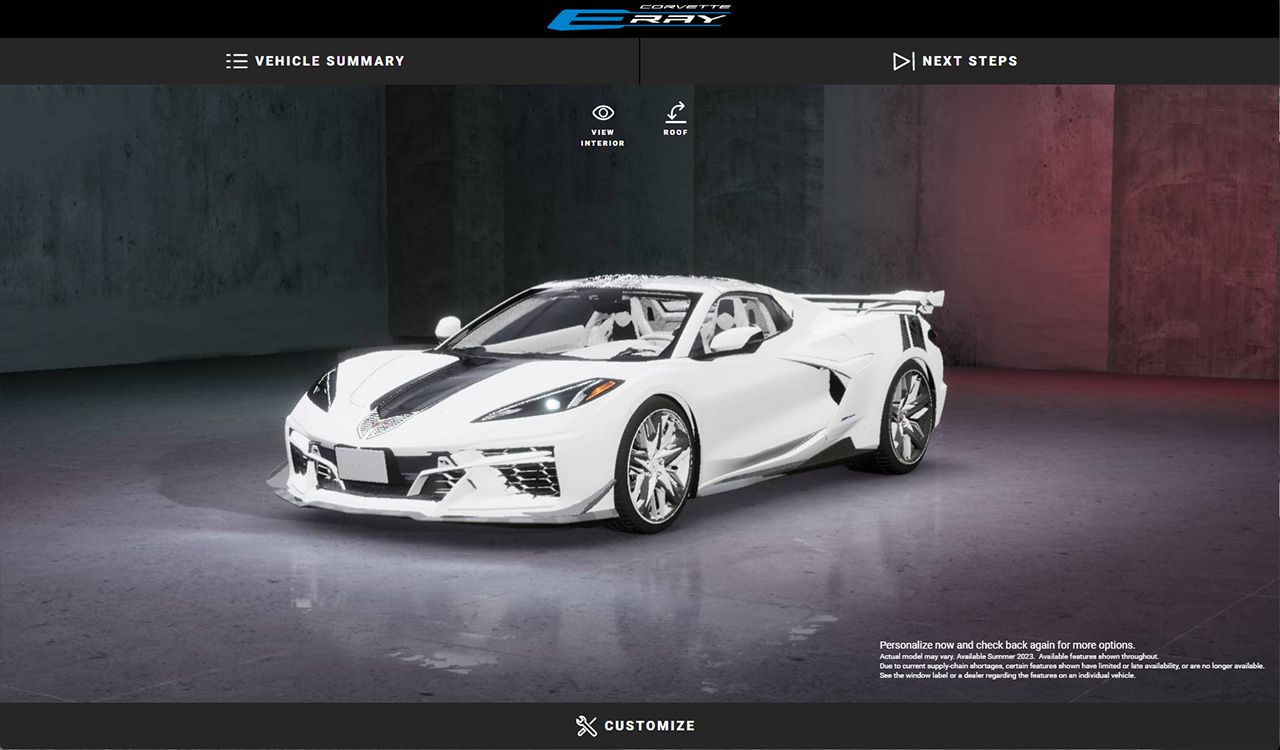2024 Corvette E-Ray Hybrid Sports Car Accidentally Leaked On The