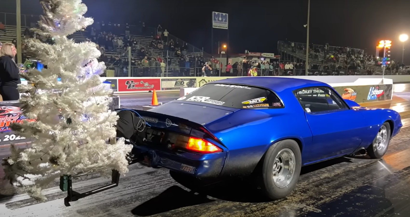 Watch The Christmas Trees Fly At A Huge Florida Drag Race