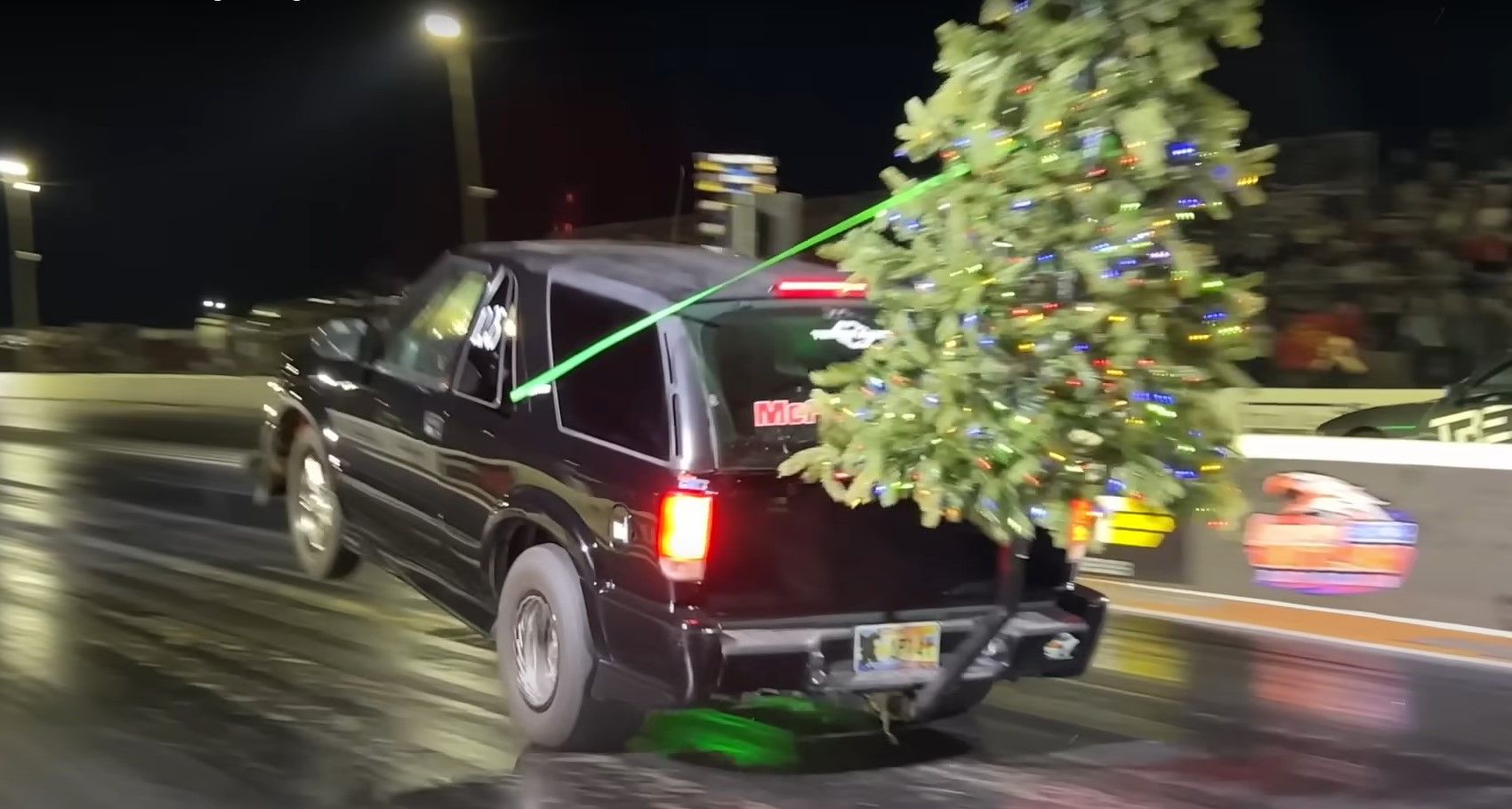 Watch The Christmas Trees Fly At A Huge Florida Drag Race