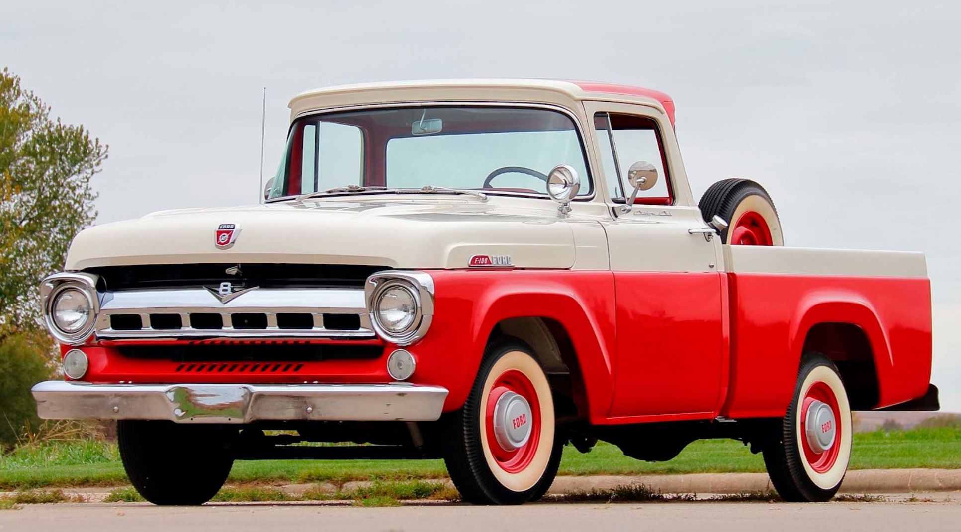A look at the 1957 Ford F-100.