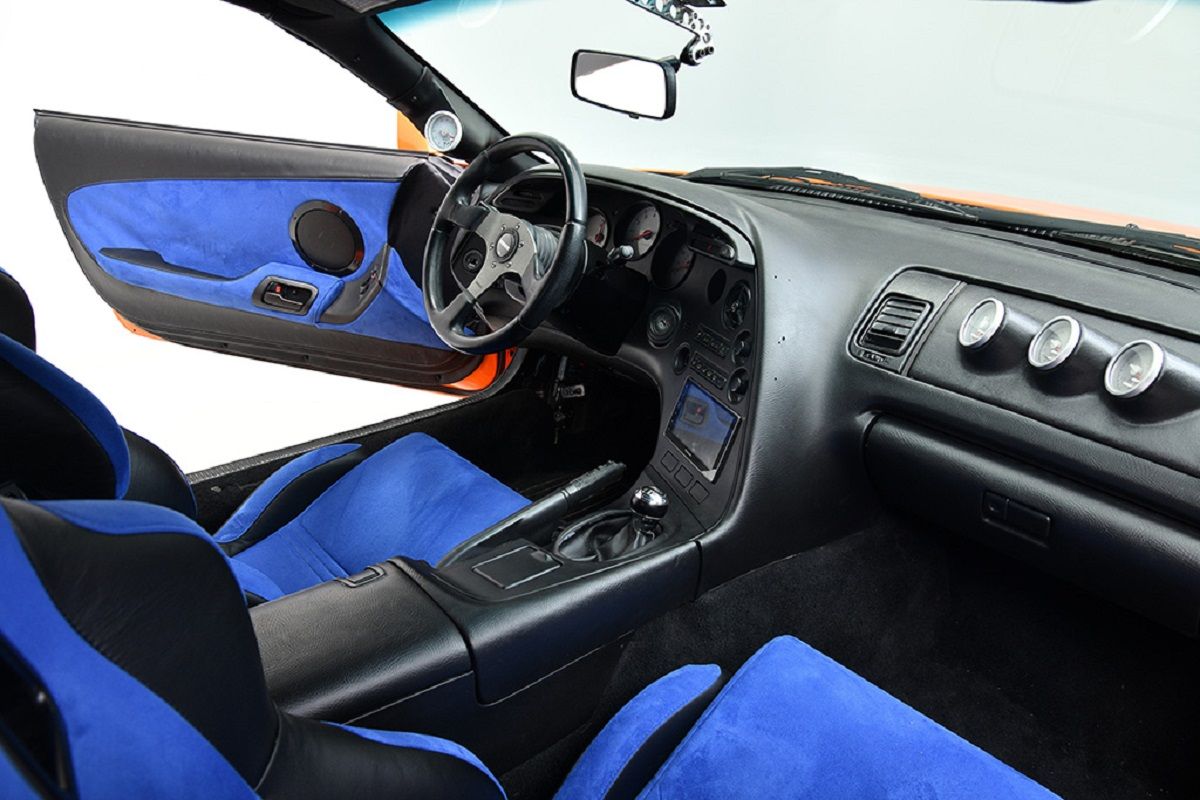 The Fast And The Furious Toyota Supra interior