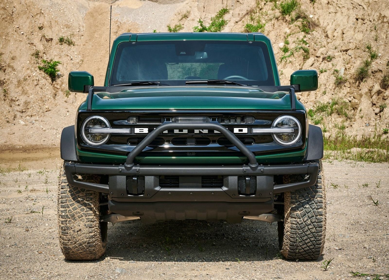 Ford Bronco Green Front