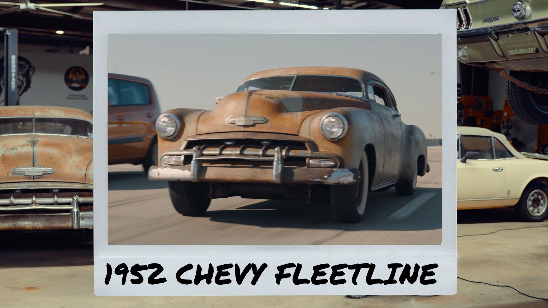 Gas Monkey Garage 1952 Chevrolet Fleetline vue du quart avant