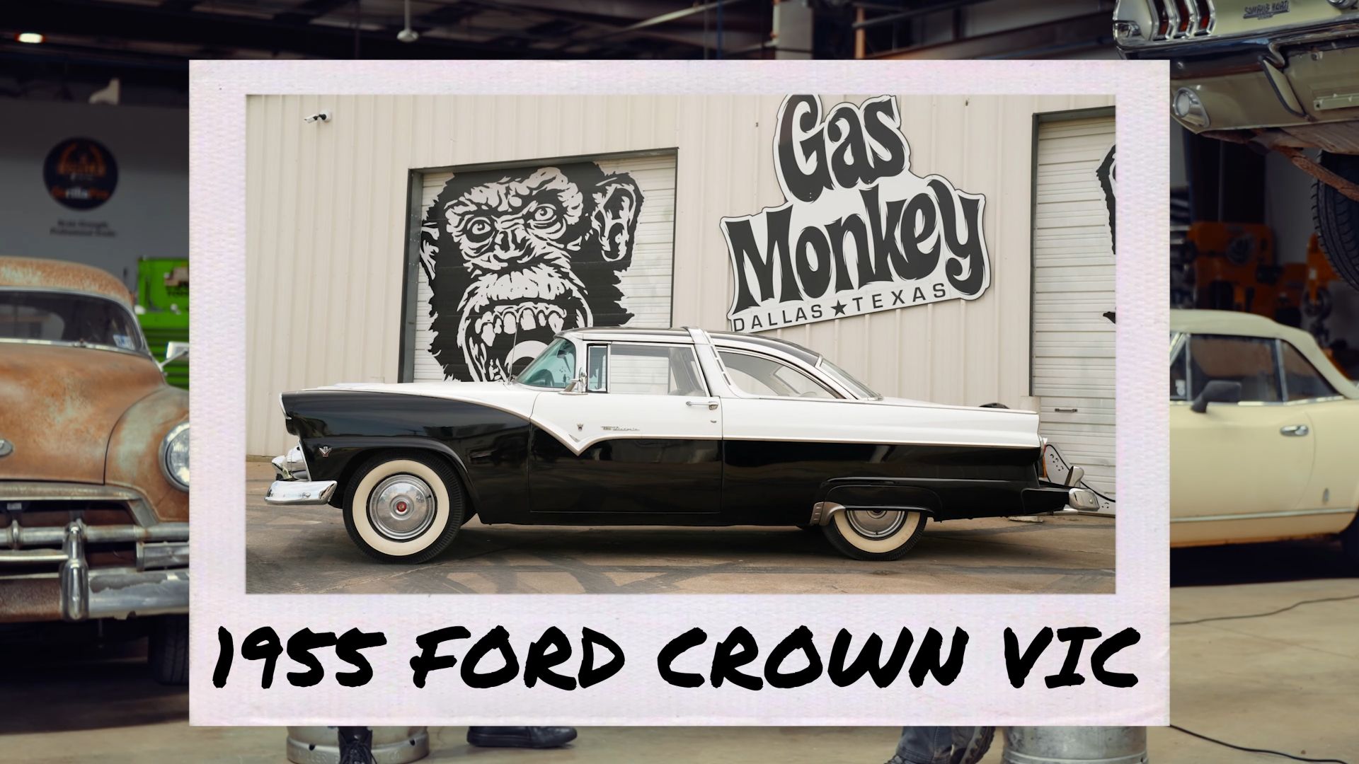 Gas Monkey Garage 1955 Ford Crown Vic vue latérale