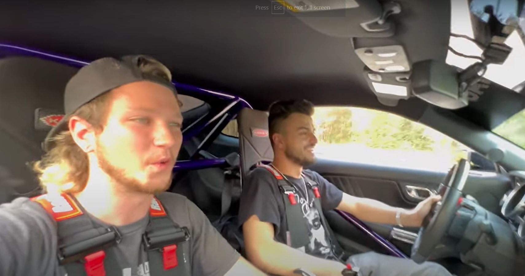 Itsjusta6 in his Ford Mustang