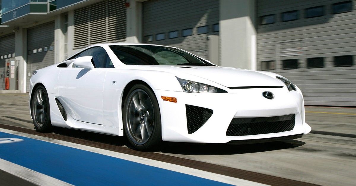 Λευκό Lexus LFA 2011