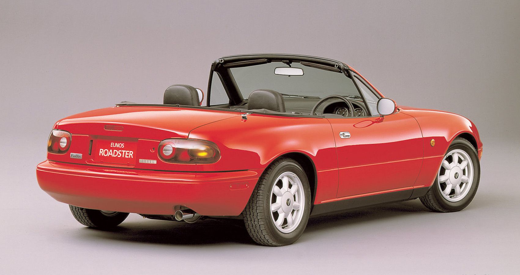 Mazda Miata NA with red rear view