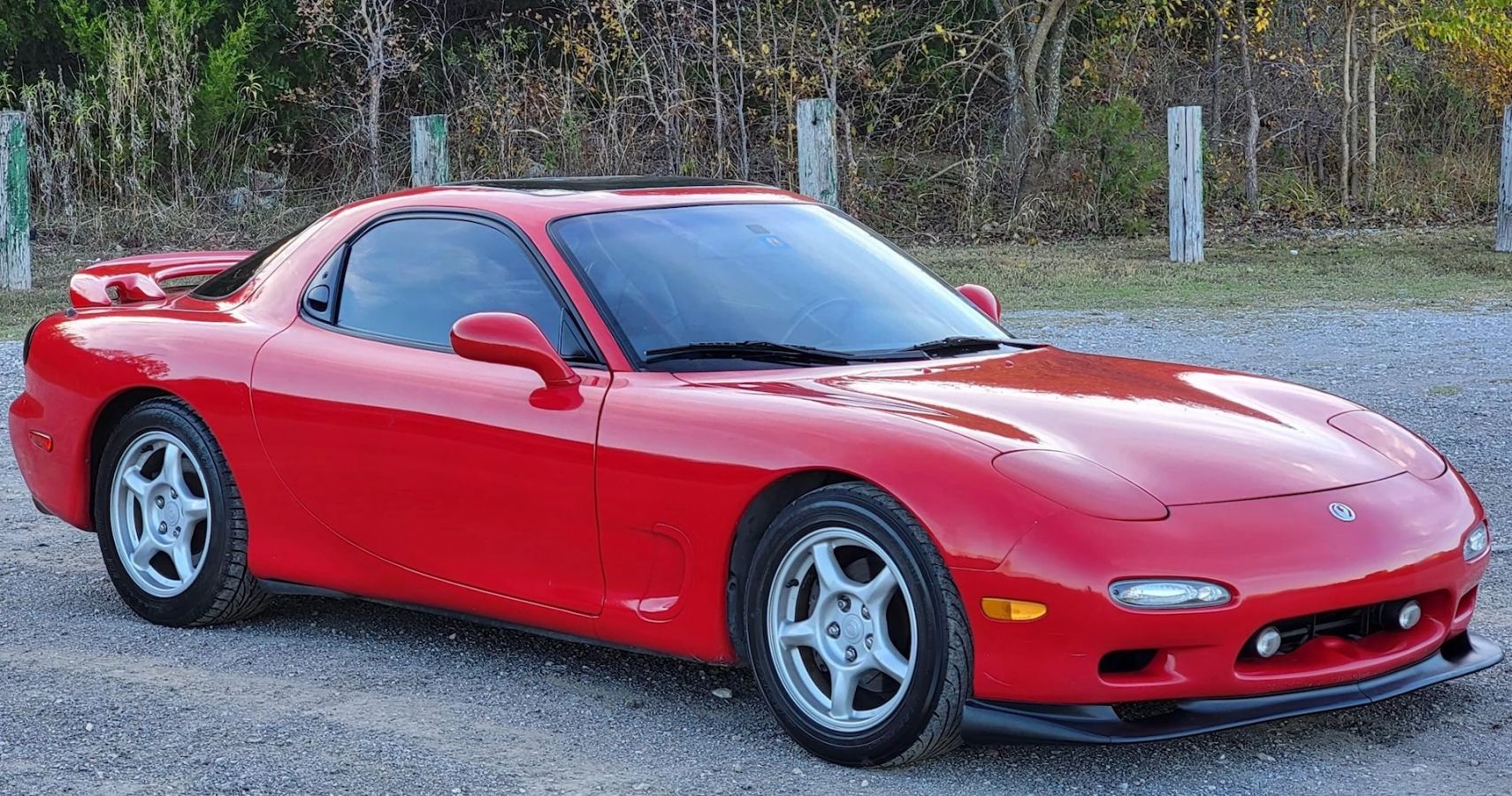 Mazda RX-7 FD Front Quarter View Red